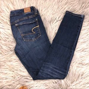 american eagle denim skinny jeans